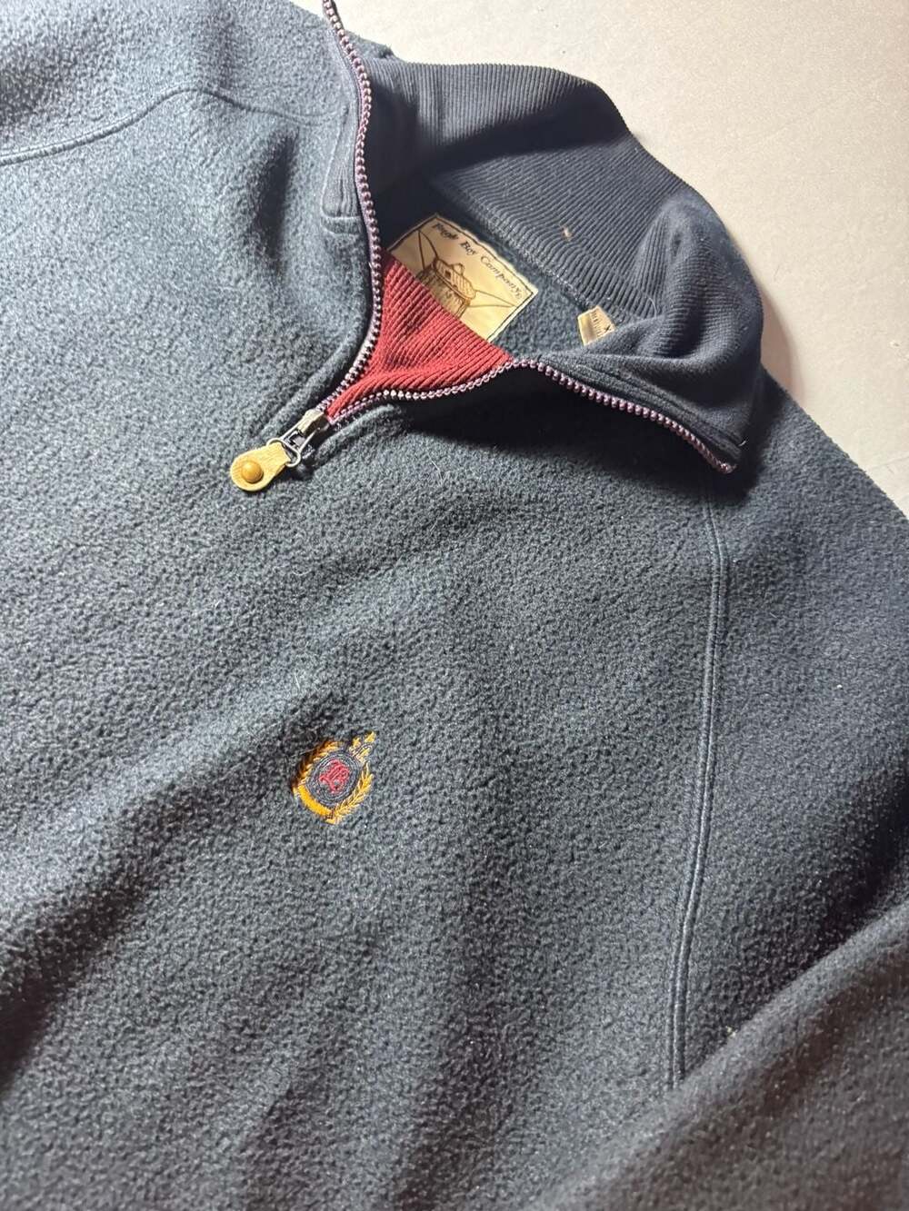 Bugle Boy Company Vintage 1/4 Zip Fleece Pullover XL